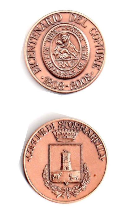 Medaglia commemorativa, bicentenario elevazione comunale